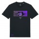 Camiseta preta Raiden Shogun de Genshin Impact
