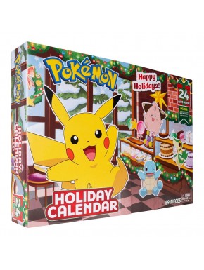 Calendario de Adviento Pokémon Holiday 2025 con figuras y accesorios