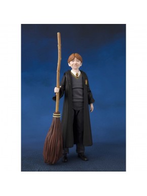 Figura articulada de Ron Weasley con escoba y accesorios
