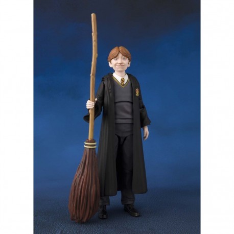 Figura articulada de Ron Weasley con escoba y accesorios