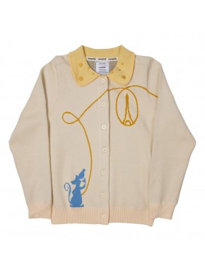 Cardigan beige de Ratatouille con Remy de Loungefly