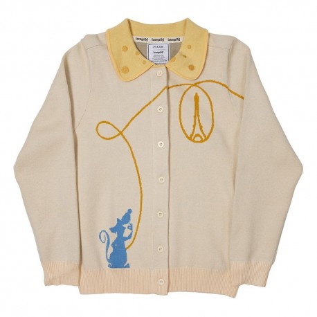 Cardigan beige de Ratatouille con Remy de Loungefly