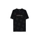Camiseta negra logo PlayStation con símbolos icónicos