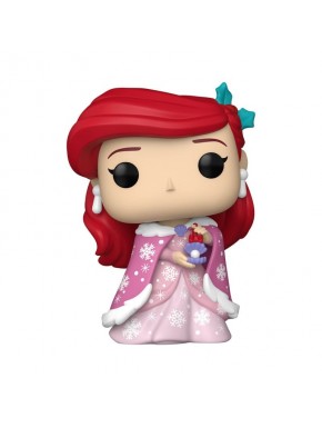 Figura POP! Disney Princess de Ariel con vestido navideño