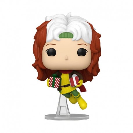 Figura de vinilo POP! Rogue de Marvel HoliDivas con regalos