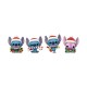 Pack de 4 porte-clés Lilo & Stitch de Noël