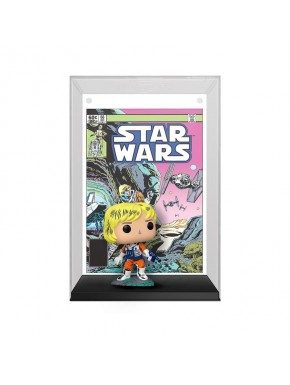 Figura POP! Luke Skywalker con Comic Cover de Star Wars, 9 cm
