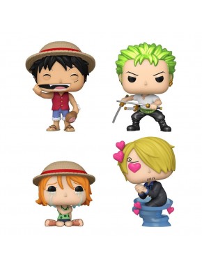 Figuras POP de One Piece Luffy Zoro Nami Sanji