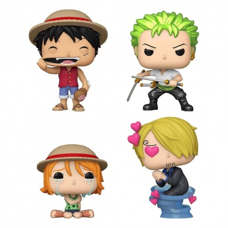Figuras POP de One Piece Luffy Zoro Nami Sanji