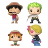 Pack de 4 Figurines One Piece POP! Animation Vinyl 9 cm