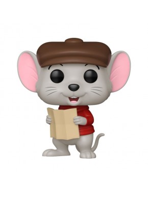 Figurine POP Disney Bernard avec chapeau et carte