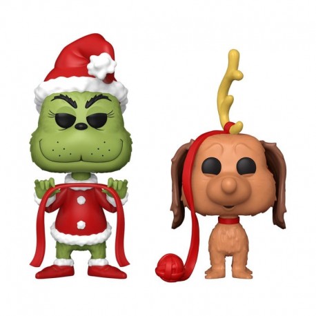 Figuras POP del Grinch y Max 9 cm en caja
