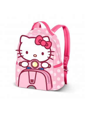 Sac à dos rose Hello Kitty Moto avec design à pois