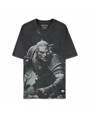 T-shirt gris de Geralt de The Witcher