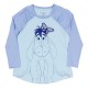 Camiseta azul de Igor con mariposa de Loungefly