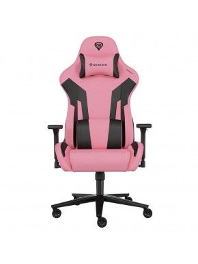 Chaise de gaming rose Genesis Nitro 720 avec design ergonomique