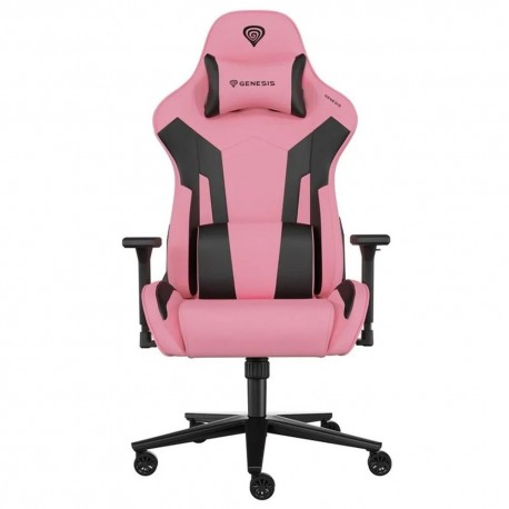 Chaise de gaming rose Genesis Nitro 720 avec design ergonomique