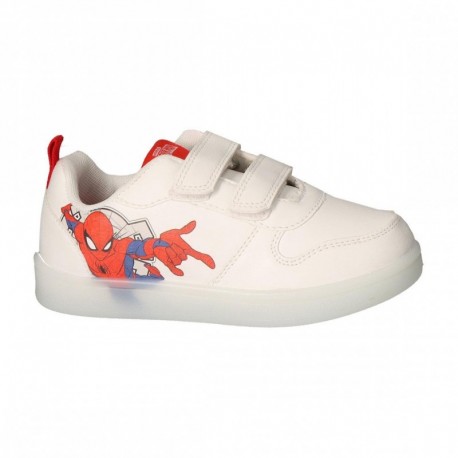 Tênis escolar Spiderman com sola de PVC e design de velcro