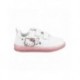 Tênis escolar Hello Kitty branco com sola rosa