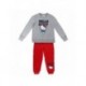 Survêtement Hello Kitty pour filles avec sweat gris et pantalon rouge