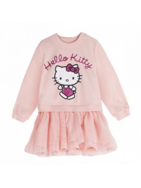 Sweat-shirt rose Hello Kitty avec tulle pour filles