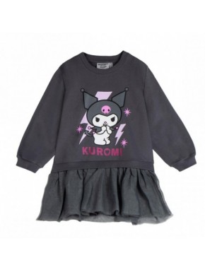 Sweatshirt Kuromi filles avec jupe en tulle