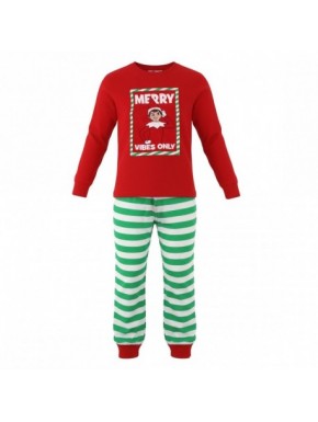 Pijama natalino vermelho e verde The Elf para crianças