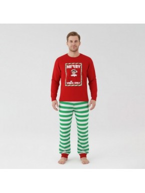 Pijama navideño The Elf rojo y verde para niños