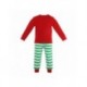 Pijama de Natal The Elf vermelho e verde para adultos