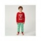 Pijama de Natal The Elf vermelho e verde para adultos