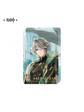 Enfeite acrílico com glitter de Alhaitham de Genshin Impact