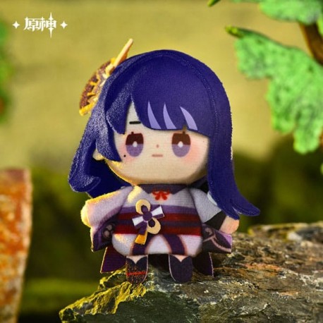 Mini peluche Raiden Shogun de Genshin Impact, 10 cm
