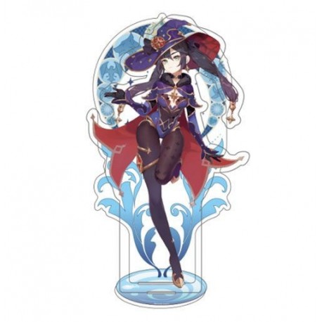 Figura acrílica de Mona, Genshin Impact, 14 cm