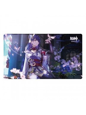 Illustration du tapis de souris Raiden Shogun Genshin Impact