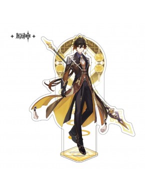 Figura de acrílico Zhongli Genshin Impact 14 cm