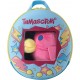 Mochila Tamagotchi roja con peluche Hashizotchi de Bandai