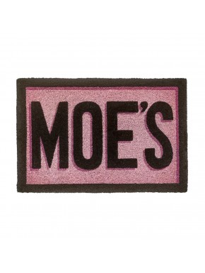 Felpudo The Simpsons Taberna de Moe color rosa y negro