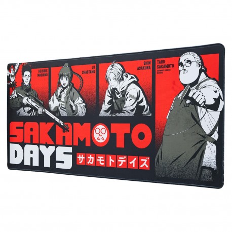 Alfombrilla ratón XL Sakamoto Days con personajes