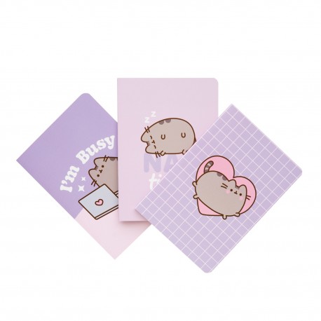 Pack de carnets Pusheen A6 avec designs variés