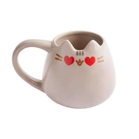 Caneca 3D de cerâmica com design Pusheen