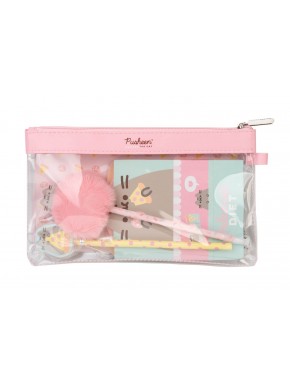 Set de escritura Pusheen con cuadernos y bolígrafo