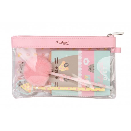 Set de escritura Pusheen con cuadernos y bolígrafo