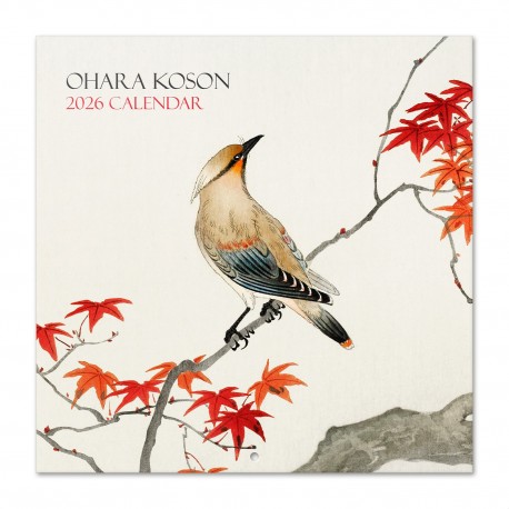 Calendrier 2026 d'Ohara Koson avec art japonais