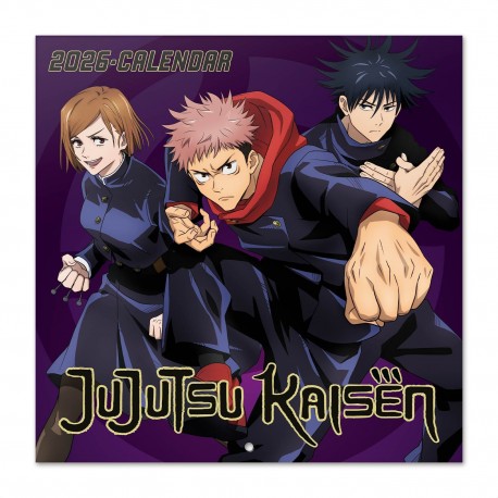 Calendario Jujutsu Kaisen 2026 con personajes