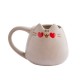 Caneca 3D de cerâmica com design Pusheen