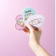 Tres parches Pusheen bordados, autoadhesivos