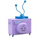 Lampe TV Les Simpson avec antennes bleues et design coloré