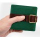 Cartera verde Zelda Link's Tunic con cinturón marrón
