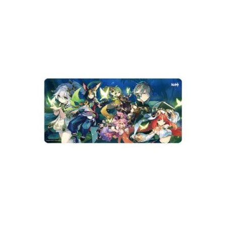 Tapis de souris Genshin Impact 70x40 cm The Morn a Thousand Roses Brings