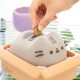 Tirelire Pusheen en vinyle avec bouchon inférieur